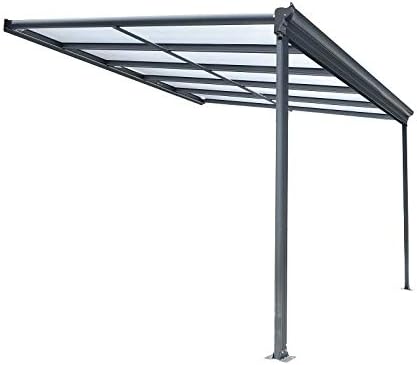 Store More Kingston1010cpt Carport Patio Cover Grey Amazon Co