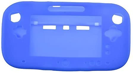 SZLG Soft Anti-Slip Silicone Protector Case Skin Cover Shell for WiiU Wii U Gamepad (Blue)