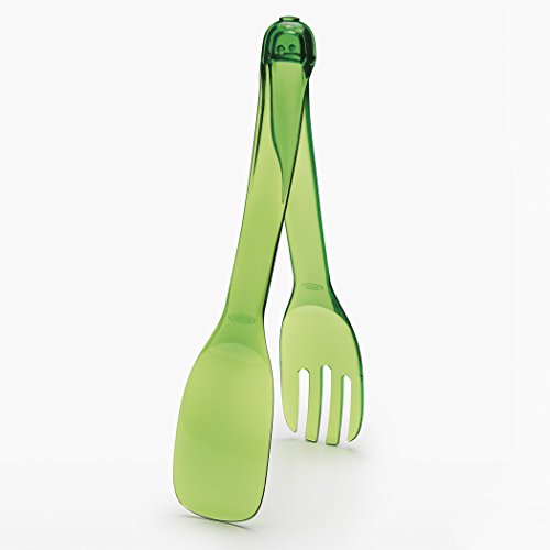 OXO Good Grips 2-in-1 Salad Servers, Green