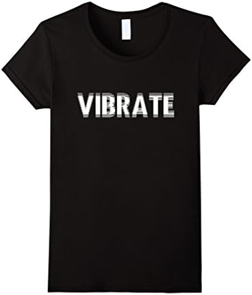 Womens Meditation healing t shirt- Vibrate  Medium Black