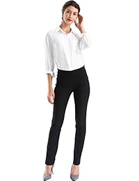 BodiLove Facilidad para las damaes en pantalones holgados y elásticos de ajuste cómodo