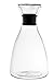 Eekay Wares Drip-Free Hot & Cold, Borosilicate 50 OZ Glass Carafe with Stainless Steel Flip Top Lid Great for decanting , serving wine, Beverage Pitcher