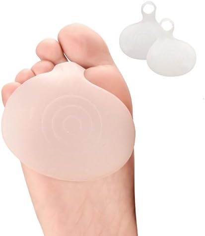 Metatarsal Pads Equivalent to Dr. Frederick, Ball of Foot Cushions, Gel Forefoot Insoles, Rapid Foot Pain Relieve, 1 Pair