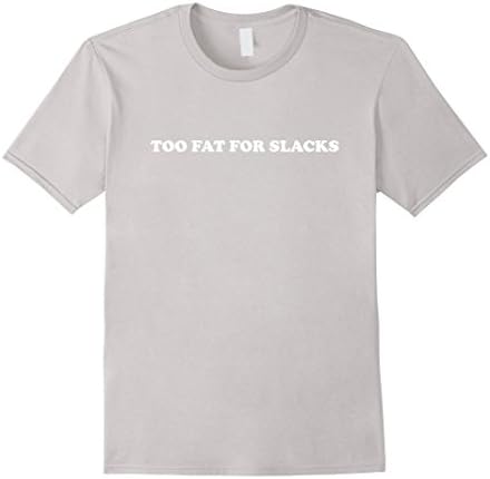 Mens DEAD SUITS "TOO FAT FOR SLACKS" SHIRT 2XL Silver