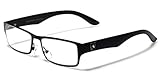 Men's Women's Rectangle Clear Lens Sunglasses RX Optical Eye Glasses