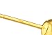 14k Gold Ball Earrings with Matching 14k Pushbacks (FH-DTD7-12EV)
