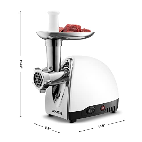 Gourmia Electric Meat Grinder 500 1000 Watt Max 3 Stainless steel grind