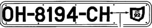 BERNARD ENGRAVING Number Plate White 4 x 32-1/2"