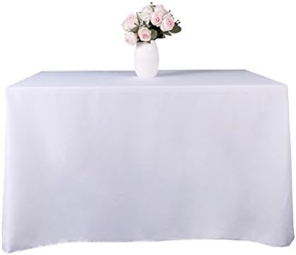 Gfcc 90x90 Inch White Polyester Tablecloth Square Table Cloth Seamless For Wedding Party Birtday Decoration Event Supplies Amazon Ae