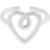 OIDIMS Minimalist Heart Rings for Women Simple Love Knot Infinity Wedding Band Stackable Promise Love Engagement Anniversary Statement Ring Dainty Comfort Fit Finger Jewelry for Girlfriend Wife