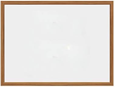 Renjun 大型磁気ホワイトボード 二重構造の木製フレームメッセージボード 家族連れに