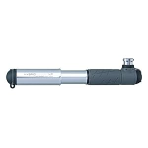Topeak Hybrid Rocket HP Mini Pump without Cartridge(Silver/Black, 7.5 x 1.5 x 0.9-Inch)