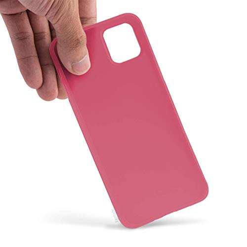 Egotude Ultra Thin Matte Anti Scratch Slim Fit Back Cover Case for iPhone (iPhone 11, Red)