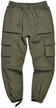 Spring and Autumn New Fashion Trend Wild Boy Casual Loose Multi Pocket Straight Trousers Navy Blue 4XL