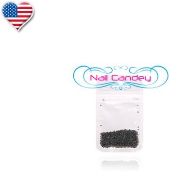 Jet Black 1.1mm Pixies Crystals Qty. 1440 Nail Candey, Crystals For Nails, Swarovski Type Elements