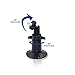 (2 pcs Black) 10cm Security Camera Wall Mounts for Arlo Camera Mount for Netgear Dropcam Arlo Q Pro HD GO CCTV Screw Wall Adjustable Swivel 360 Degree Outdoor Indoor Anti Theft Ceiling Mount By Sully