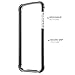 Moto Z2 Play Case Bumper - Mod Compatible (Does not Work with Other Models Moto Z2 Force, Moto Z, Z Force, and Z-Play 1st gen) Ademite (Black/Clear)