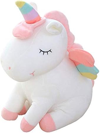 Unicorn Premium Animal Pillow Cushion Soft Toys for Baby Kids 30cm (Whit)