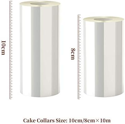 Cake Collars, Transparent Cake Rolls, Picowe Acetate Rolls for Chocolate Mousse and Cake Decorating (Set(4 X 394+3 X 394))