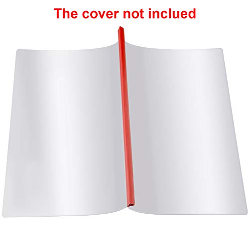 30 Pieces Binding Bars Slide Grip Binding Bars for Office School Report Cover, A4 Size, 40 Sheets Capacity, 12 Inch (5 Colors)
