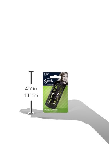 Goody SlideProof Autoclasp Carved Hair Barrettes, 1-Count