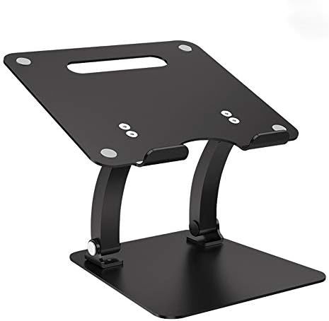 SpLYJ Travel Folding Notebook Stand Tablet Desktop Stand Adjustable Laptop Stand Laptop Stand (color : BLACK)