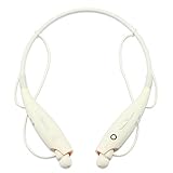 HV-800 Wireless Neckband Headset - Bluetooth v4.0 with Memory Flex Neckband Design (White)