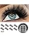 VASSOUL Dual Magnetic Eyelashes Magnet Ultra-thin 0.2mm 3D Reusable Fake Eyelashes For Women Makeup Natural Look (8pcs)