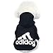 Moolecole Pet Sports Apparel Cat & Dog Cold Weather Coats Dog Hoodies Pet Sweaters (XXL, Black)