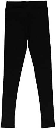 Girls'%100 Organic Cotton Leggings for School or Play, 3-14Y