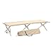 Byer of Maine 84″ x 30″ Heavy Duty Wood Frame Tan Portable Camping Cot Bed – Holds 250 Lbsthumb 1