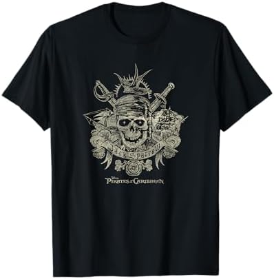 Amazon.com: Pirates of The Caribbean - Jack Sparrow T-Shirt