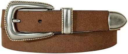 Frye Genuine Leather Cawgirl Vestern Bohemian Brown Belt Sz L 34DC836 NWT Brown 25mm Belt | The Frye Company main image 3