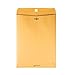 Quality Park 38711 100% Recycled Brown Kraft Clasp Envelope, 9 x 12, Brown Kraft (Box of 100)