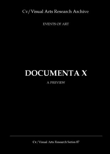 Documenta X A Preview Cvvisual Arts Research Book 87 - 