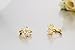 Windshow Girls 18K Gold Plated Mini Butterfly Bowknot CZ Huggies Hoop Earrings (Yellow)