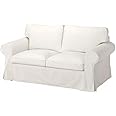 Generic Sofa Cover Replacement That Fits IKEA Ektorp, Color: Blekinge White, Cover for IKEA ektorp Sofa (Love Seat Cover (2 Seat))