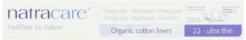 Natracare Ultra Thin Organic Cotton Panty Liners, 22 Count