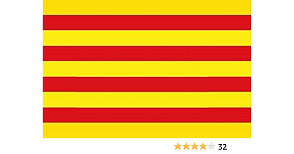 Durabol Bandera de Cataluña 150 * 90 cm Bandera de ...
