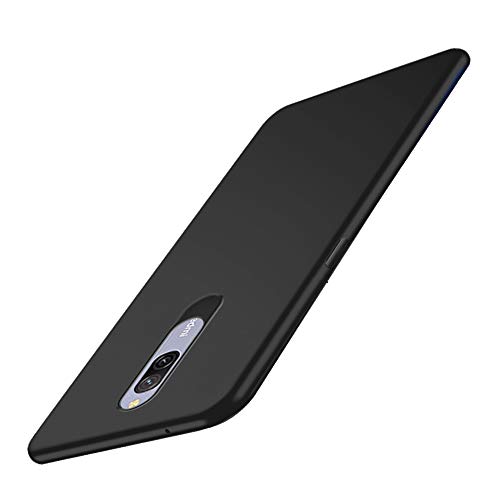 TheGiftKart Imported Premium Rubberised Matte Soft Back Cover Case for Redmi 8A Dual (Black)