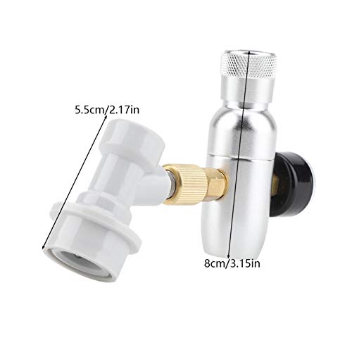 Biervat lader CO2regelaar, 16g Keg Regulator CO2, Kegerator Regulator, 060 PSI / 0150 PSI
