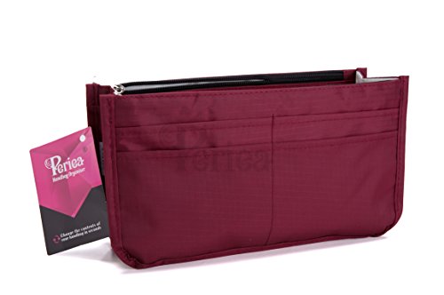 Periea - Handbag Organizer, 15 Compartments - Daisy (Red)