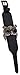 Regetta Jewelry Leather Cuff Bracelet with Crystal Owl Charm, Adjustable Wristband with Metal Alloy Buckle