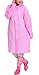 ZSHOW Unisex's Easy Carried Rain Coat Wind Coat PVC 1 Per Pack,One Size,Pink