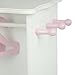 Olivia's Little World - Princess Dresser with 3 Hangers (White) | Wooden 18 inch Doll Furniture