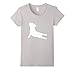 Womens French Bulldog Yoga T-Shirt Large Silver