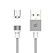 Magnetic Type-C Cable, iKNOWTECH Nylon Braided USB-C Charger Cable for Google Pixel/Pixel XL, Nexus 6P/5X, Moto Z/Z Play, OnePlus 3T/3/2, LG G5, HTC 10, Huawei P9/P9 Plus/Mate 9, Asus Zenfone 3 & More