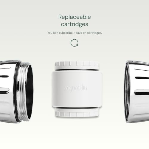 Aquabliss SFC100 Daily Revitalize Filter Cartridge | Reduces chlorine & sediment; infused with Vitamin C & tourmaline. Replace every 3-6 months depending on water quality