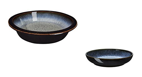 Click Here to See More Images Denby Halo Round Pie Dish and Large Nesting Bowl, Set of 2