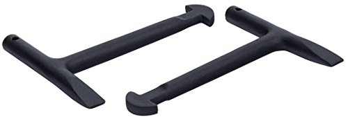 OX-T449102 Trade Manhole / Drain Cover, Lid Lifting / Pulling Keys Universal Opener - Set of 2, Heavy Duty Black